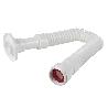 TUBO FLEXIBLE BLANCO 1 1/2 CON REDUCTOR 1 1/4 Ø32-40 330-690 MM