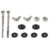 SET 2 PCS TORNILLOS FIJACIÓN TAZA-CISTERNA 6 X 90