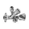 VÁLVULA DE ESCUADRA 1/2 X 3/4 X 3/8 MODELO COMBI