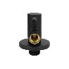 VÁLVULA DE ESCUADRA 1/2 X 1/2 MODELO LUX NEGRA