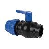 ENLACE VÁLVULA DE BOLA ROSCA HEMBRA PP PN16 90 X 3