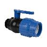 ENLACE VÁLVULA DE BOLA ROSCA MACHO PP PN16 90 X 3