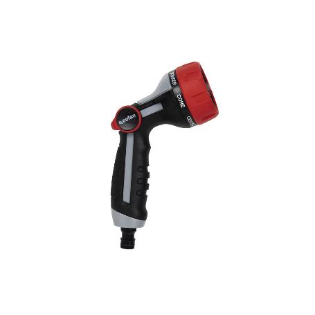 PISTOLA DE RIEGO 7 POSICIONES CON CONTROL DE CAUDAL EN EL PULGAR