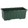 JARDINERA VERDE  MODELO AZAHAR 40 X 20 X 15.5 CM   CAJA 12 UNID.