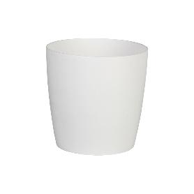 MACETA CAMELIA COLOR BLANCO 30X28CM   CAJA 6 UNID.