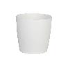 MACETA CAMELIA COLOR BLANCO 30X28CM   CAJA 6 UNID.