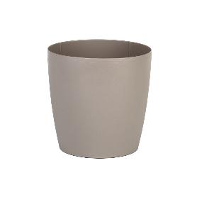 MACETA CAMELIA COLOR CREMA 14X13.8CM VENTA UNITARIA