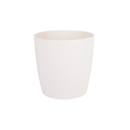 MACETA CAMELIA COLOR CREMA 18X17.8CM VENTA UNITARIA