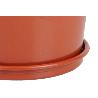 MACETA DALIA COLOR MARRON  28.5X22.5+ PLATO 23.5CM   CAJA 12 UNID.