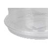 MACETA ORQUIDEA TRANSPARENTE17X14+ PLATO 14.5CM   CAJA 12 UNID.