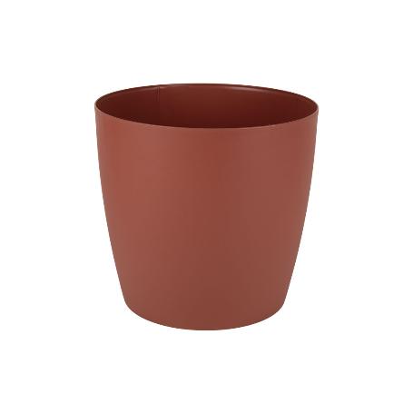 MACETA CAMELIA DE COLOR ARCILLA 24,5 X 23,6 CM   CAJA 12 UNID.