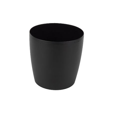 MACETA CAMELIA  DE COLOR NEGRO 14 X 13,8 CM   CAJA 12 UNID.
