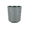MACETA O MACETERO GAMA TEXTIL COLOR VERDE PP Ø 254 X 269 MM 10,5 L   CAJA 4 UNID.
