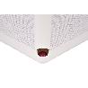 MACETA O MACETERO GAMA TEXTIL CUADRADA COLOR BLANCO PP 180 X 180 X 180 MM 3,7 L   CAJA 4 UNID.