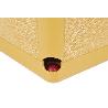 MACETA O MACETERO GAMA TEXTIL CUADRADA COLOR MOSTAZA PP 180 X 180 X 180 MM 3,7 L   CAJA 4 UNID.