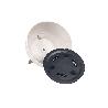 MACETA CON PATAS Y FILTRO DE DRENAJE COLOR BLANCO WPC Ø 399 X 205 MM 21 L VENTA UNITARIA