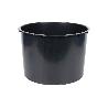 MACETERO 2 EN 1 FORMA CONICA CON DEPÓSITO COLOR NEGRO PP Ø 409 X 750 MM 29,5 L
