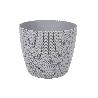 MACETA O MACETERO TRENZADA COLOR GRIS CLARO PP Ø 359 X 315 MM 26,5 L VENTA UNITARIA