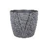MACETA O MACETERO TRENZADA COLOR GRIS OSCURO PP Ø 215 X 185 MM 5,2 L   CAJA 5 UNID.