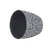 MACETA O MACETERO TRENZADA COLOR GRIS OSCURO PP Ø 215 X 185 MM 5,2 L   CAJA 5 UNID.