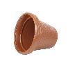 MACETA RAYADA COLOR TERRACOTA PE Ø 460 X 400 MM 37,3 L VENTA UNITARIA