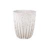 MACETA CON FILTRO DE DRENAJE A RAYAS COLOR BLANCO WPC Ø 390 X 463 MM 39,6 L VENTA UNITARIA