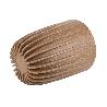 MACETA CON FILTRO DE DRENAJE A RAYAS COLOR MARRÓN WPC Ø 190 X 226 MM 2,4 L VENTA UNITARIA