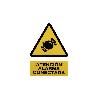 SEÑAL POLIESTIRENO 210 X 148 MM ALARMA CONECTADA