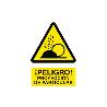 SEÑAL POLIESTIRENO 420X297 MM. PROYECCIÓN PARTÍCULAS. EL DISEÑO DE LA SEÑAL PUEDE VARIAR, PERO EN NINGÚN CASO SE VA