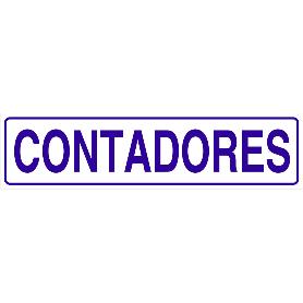 SEÑAL GLASSPACK ADHESIVA 250X62MM. CONTADORES