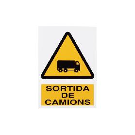 SEÑAL POLIESTIRENO 297X210 MM PERILL SORTIDA CAMIONS