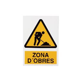 SEÑAL POLIESTIRENO 297X210 MM ZONA DOBRES