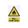 SEÑAL POLIESTIRENO 297X210 MM PERILL GAS INFLAMABLE
