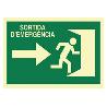 SEÑAL LUMINISCENTE 297X210MM. SORTIDA DEMERGÈNCIA