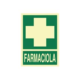 SEÑAL LUMINISCENTE 297X210MM. FARMACIOLA