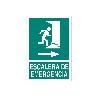 SEÑAL LUMINISCENTE 420X297MM. ESCALERA DE EMERGENCIA