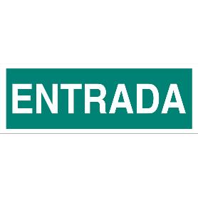 SEÑAL LUMINISCENTE 400X100MM ENTRADA