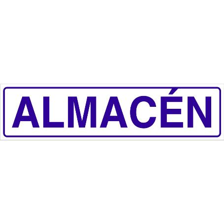 SEÑAL GLASSPACK ADHESIVA 175X45MM. ALMACÉN
