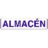 SEÑAL GLASSPACK ADHESIVA 175X45MM. ALMACÉN