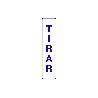 SEÑAL GLASSPACK ADHESIVA 250X62MM. TIRAR