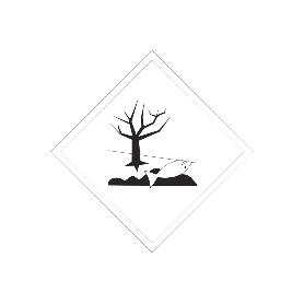 SEÑAL ADHESIVA MAT. PELIGROSAS 100X100MM. MP31