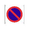 SEÑAL POLIPROPILENO CELULAR 600X600MM OB13 PROHIBIDO APARCAR