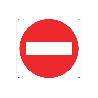 SEÑAL POLIPROPILENO CELULAR 600X600MM OB18 PROHIBIDO