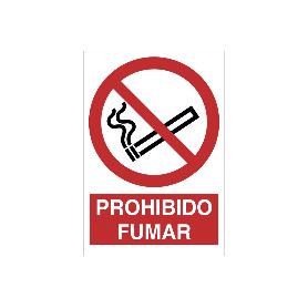 SEÑAL POLIESTIRENO 210X148MM. PROHIBIDO FUMAR