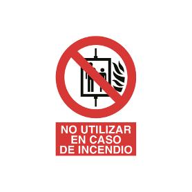 SEÑAL POLIESTIRENO 420X297MM. PROHIBIDO USAR EN INCENDIOS