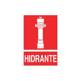SEÑAL LUMINISCENTE 420X297MM. HIDRANTE PICTOGRAMA + TEXTO