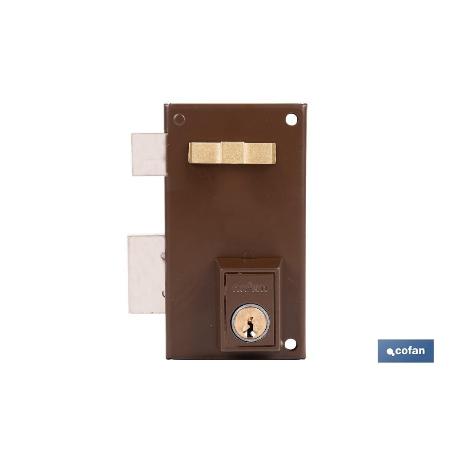 CERRADURA DE SOBREPONER IZQUIERDA 70 MM ADAPTABLE AL MODELO 56A