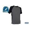 CAMISETA TRANSPIRABLE MODELO PILOTE GRIS-NEGRA 160 G/M2 TALLA-XXL