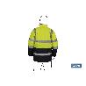 PARKA DE ALTA VISIBILIDAD MODELO DENEB AMARILLO Y AZUL TALLA XL