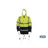 PARKA DE ALTA VISIBILIDAD MODELO DENEB AMARILLO Y AZUL TALLA XL